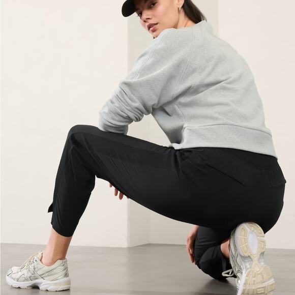 NWT Athleta Brooklyn Mid Rise Ankle Pant Black Size 8 TALL - Picture 12 of 14